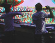 ZodoZ 3D  DanceValley 2012  Dance festival in Spaanwoude, Foto&#39;s in 3D  stage HardStyleCom : Josh &#38; Wesz : 3D, anaglief, stereofoto, 3Dfoto, Dance Valley, DanceValley 2012, Josh & Wesz, DJ, Hardstyle duo, stage HardStyleCom